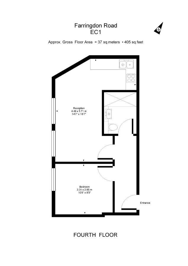 Heinze Flat 402 - One Bedroom Fourth Floor Flat By City Living London Exterior photo